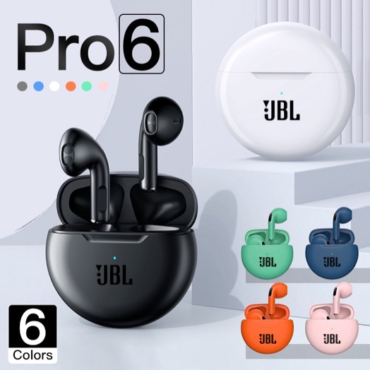JBL Pro 6 TWS Tai nghe không dây Bluetooth trò chơi tai nghe thể thao không thấm nước tai nghe nhét tai earbuds có micrô điều khiển bằng cảm ứng Tai nghe Bluetooth