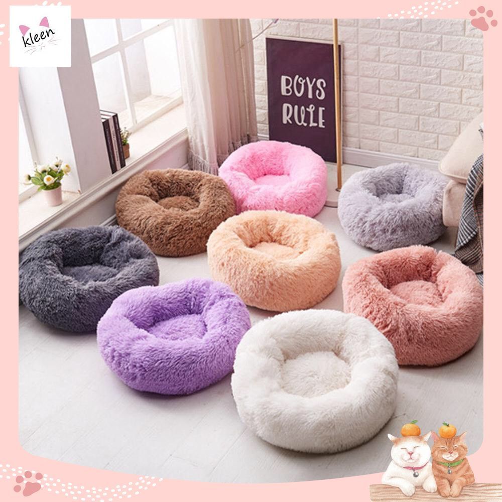 Đệm Lông Cao Cấp Cho Thú Cưng - Đệm Tròn Cho Chó Mèo