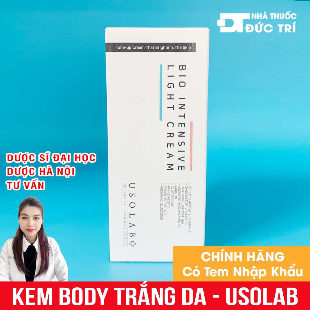 Kem body trắng da Usolab Bio Intensive Light Cream 50ml