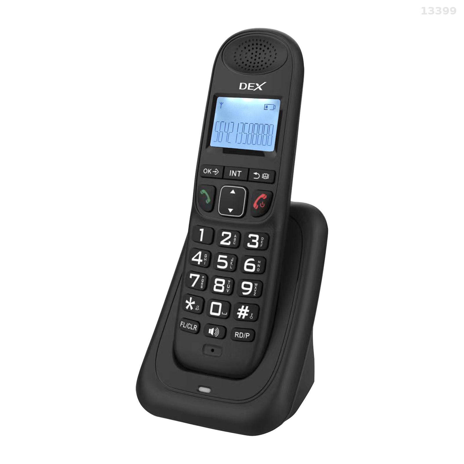 Bisofice Expandable Cordless Phone System with 3 Lines Display Caller ID Support 5 Handsets Connection 50 Phone Book Memories Hands-free Calls Intercom Conference Call Mute Function 16 Languages for Office Business Home Family ราคา 925 บาท*ส่งฟรี