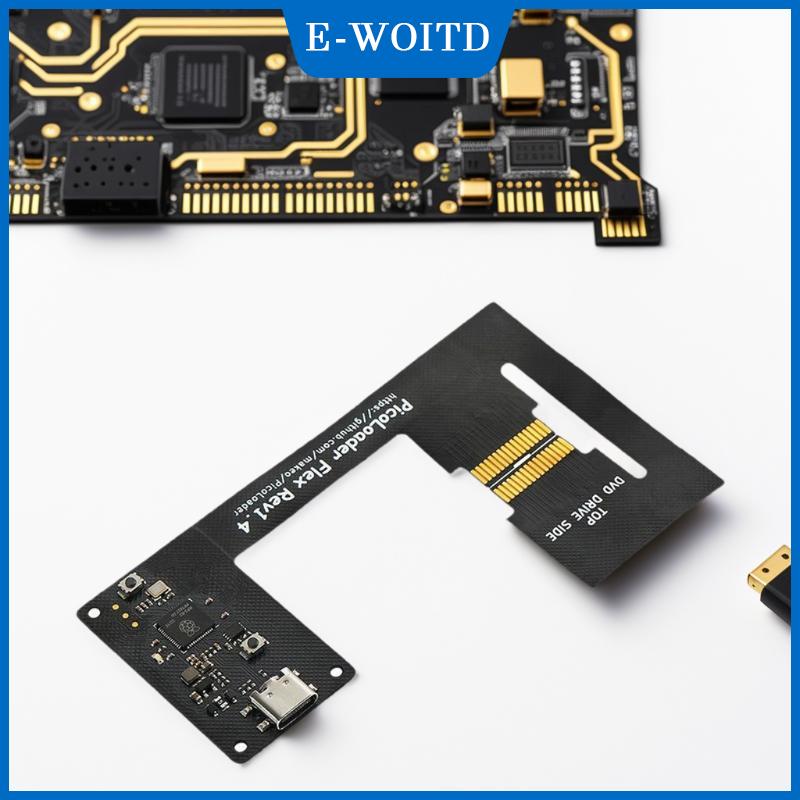 【E-WOITD】 1ชุดอุปกรณ์เสริมคอนโซลเกมคิวบ์สายพิโกโลเดอร์การออกแบบแบบไม่ต้องบัดกรีเข้ากันได้ SD2SP2 SDGecko GC2SD ราคา 890 บาท*ส่งฟรี