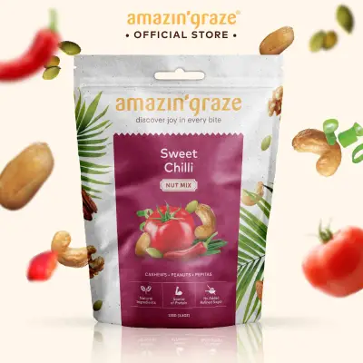 Amazin' Graze Sweet Chilli Nut Mix Halal 100g - Halal Certified
