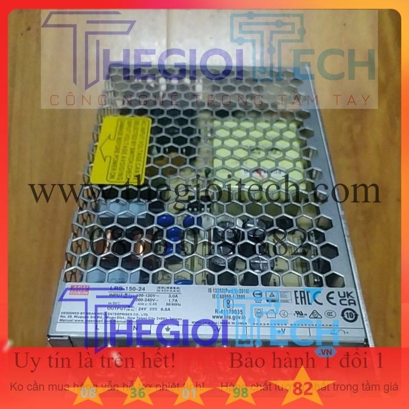 TH Bộ nguồn MeanWell - LRS-150-24 24V 6.5A