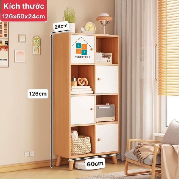 Kệ Tủ Đựng Đồ Ziczac,Trang Trí, Trưng Bày, Phòng Ngủ, Phòng Học, Phòng Khách Hiện Đại