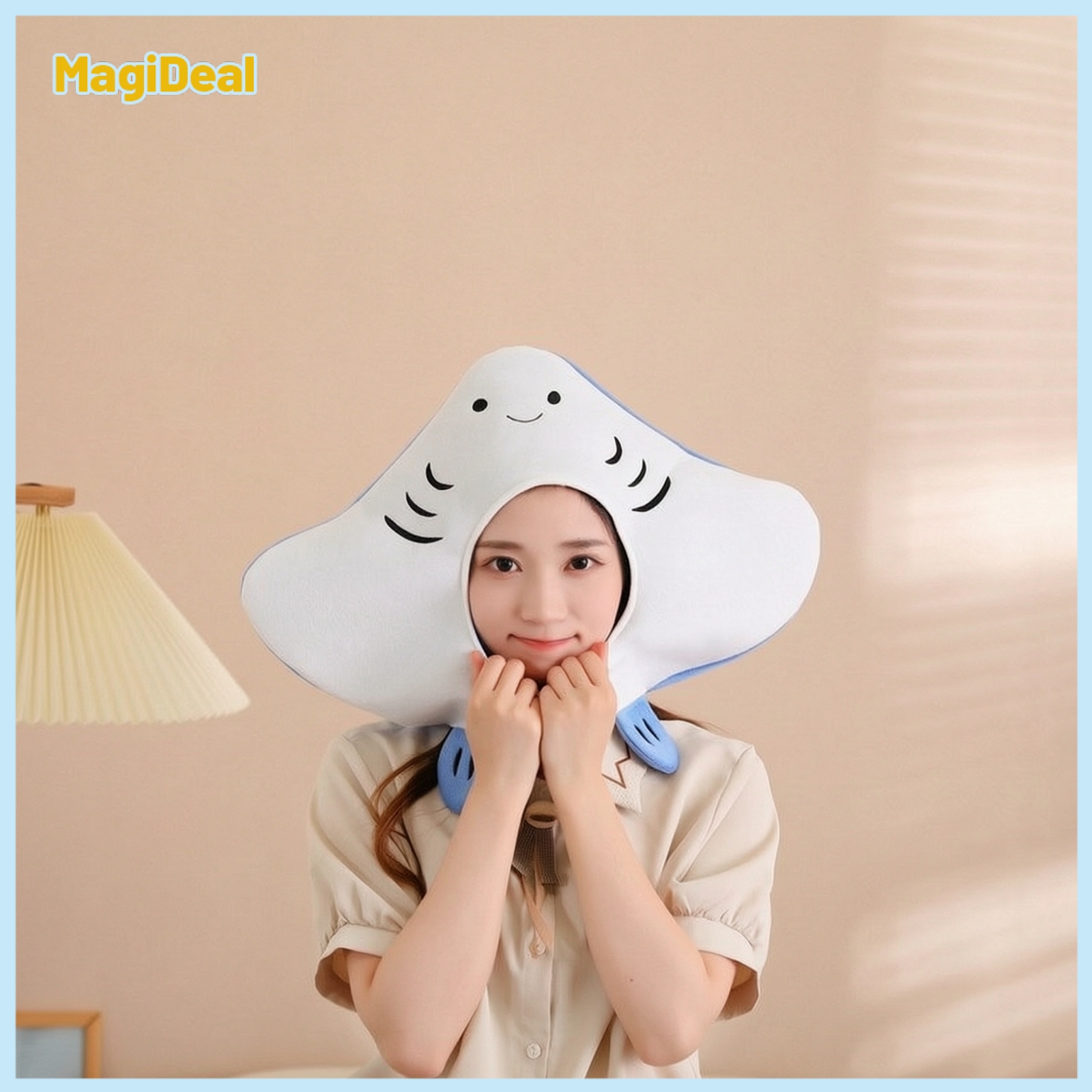 MagiDeal Soft Animal Costume Hat Novelty Furry Headwear Oversized Cartoon Headpiece Lightweight for Cosplayers, Kids, Dress-up, Halloween, Photo Props, Parties ราคา 10,124 บาท*ส่งฟรี