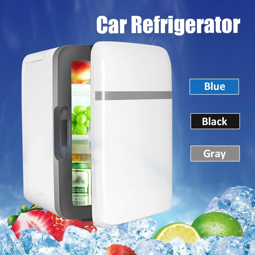 10L Car Refrigerator Mini Fridges 12V/220V Portable Drinks Cooler