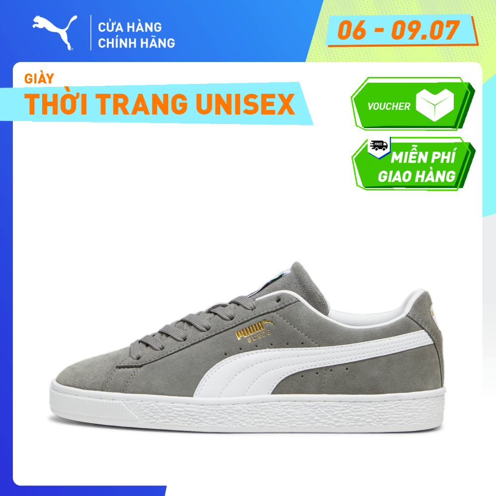 Giày Thời Trang PUMA Unisex Suede Classic Màu Xám
