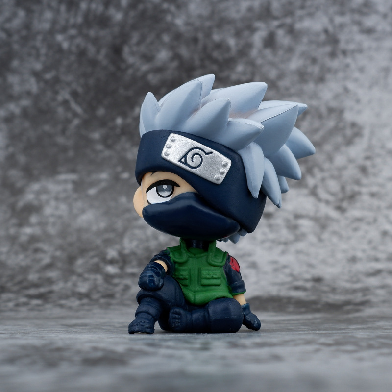 Hokage ngồi tư thế Naruto Kakashi mẫu tượng đồ chơi đồ trang trí xe ô tô triển lãm sưu tầm