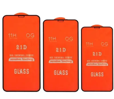100pcs 21D Full Glue Tempered Glass For Iphone 12 pro max 9H Full Screen Cover Screen Protector Film For iphone 12