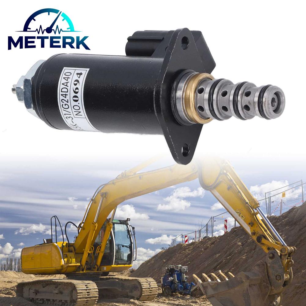 Meterk Van điện từ máy xúc YN35V00020F1 14x5 5x3 5cm Thiết kế tiêu chuẩn bằng thép không gỉ Phù hợp tốt Phụ kiện van điện từ để thay thế Giá 710,000 Đồng*Miễn phí vận chuyển