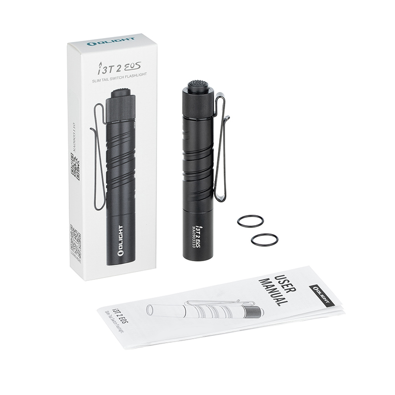 Olight i3t 2 EOS Túi EDC đèn pin 200 lumens nhỏ gọn sáng cầm tay đèn pin dual-đầu ra đuôi chuyển đổi