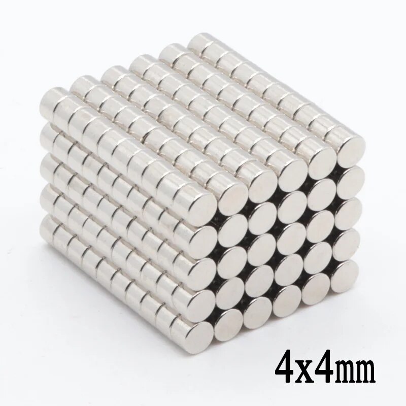 【Customer favorite】 600pcs 4x4 Mm Strong Magnets Dia.4mm X 4mm 4*4mm N50 Rare Wooden Box Connection Magnet
