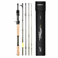 MARINI M/MH Power Travel Fishing Rod 5-6 Sections 40-43cm Length Fast Action Fishing Rod Portable Fast Action Taper Multi-Section Fishing Rod Travel Trip