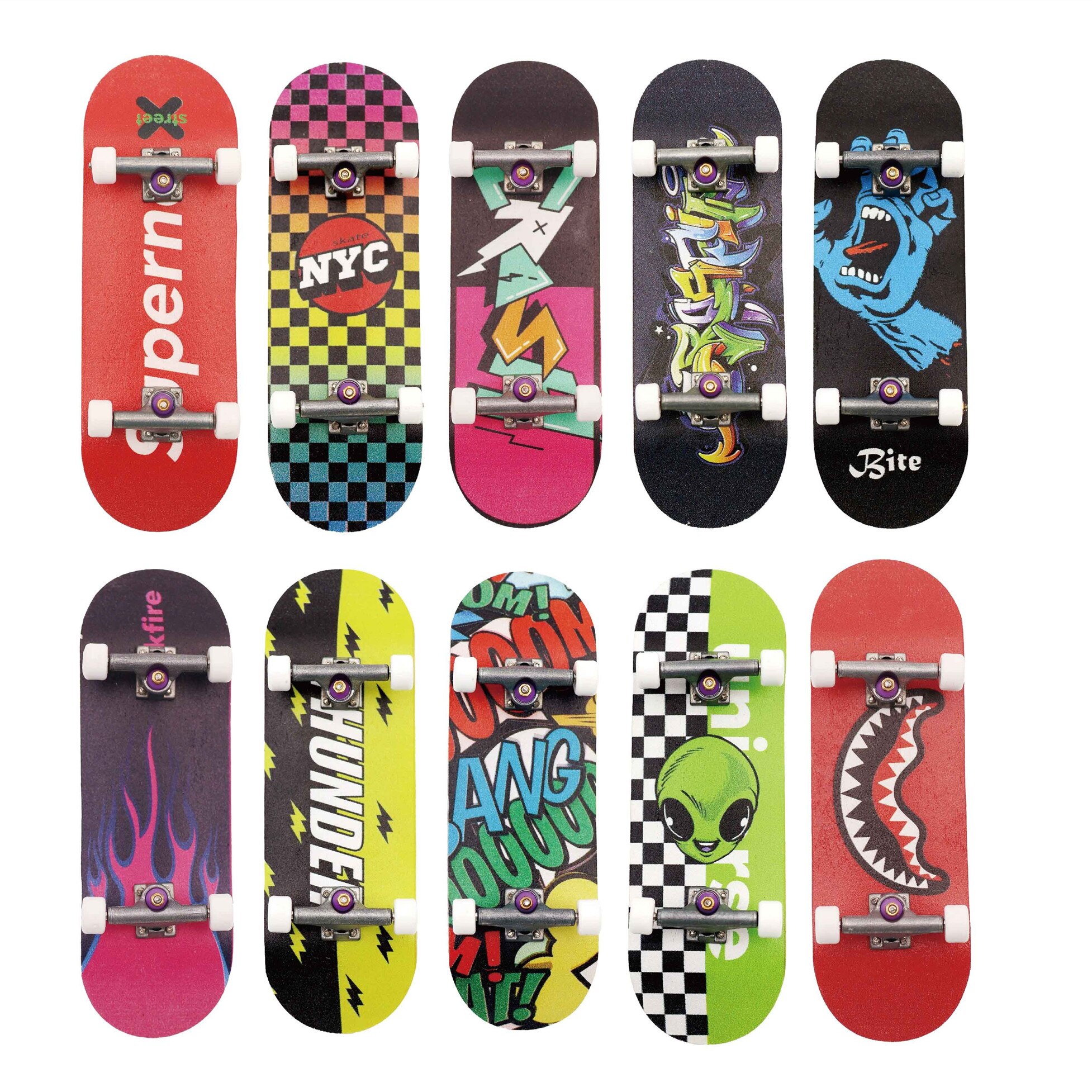 32Mm Fingerboard Set With Wooden Deck Soft Bushing Truck Bea Wheels For