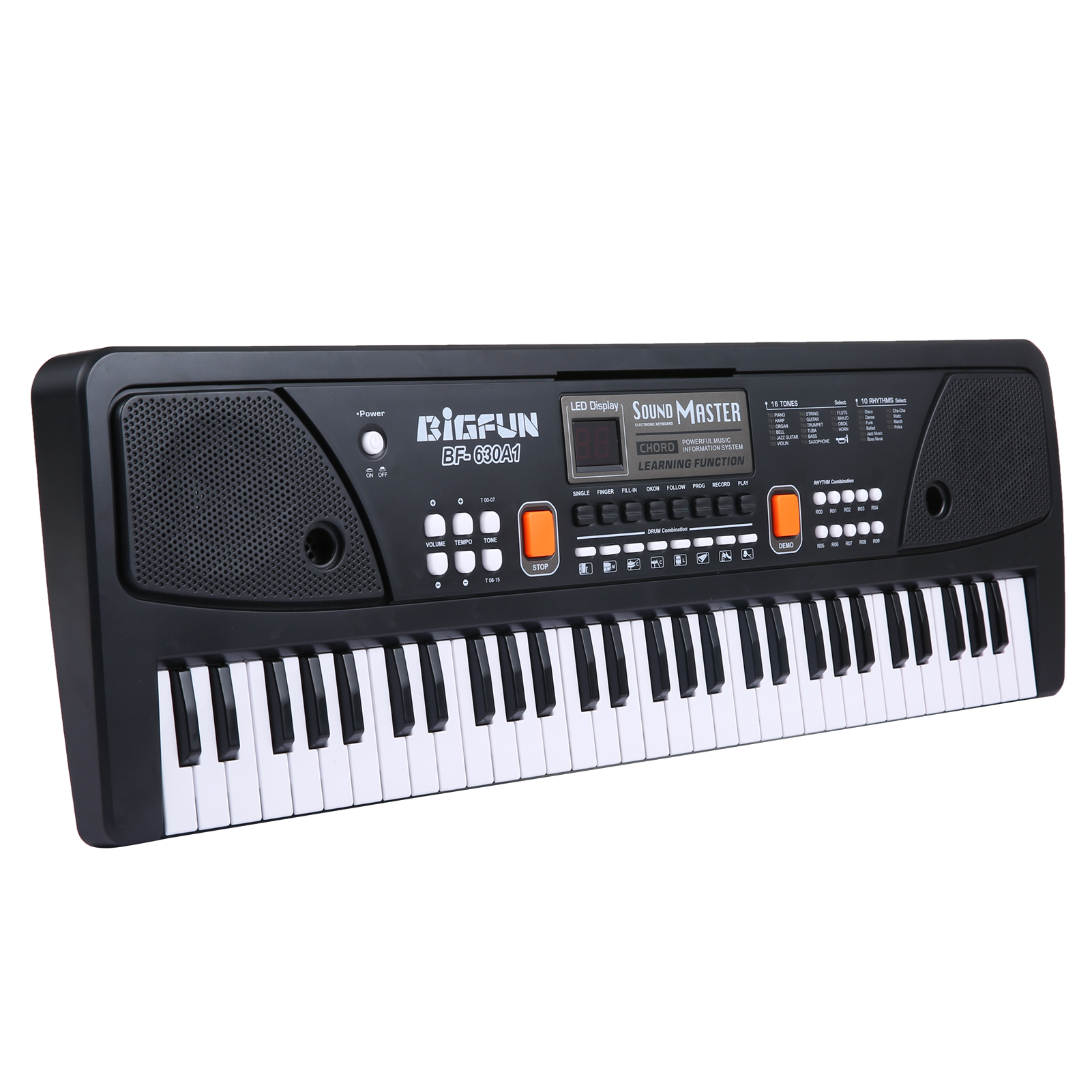 Ammoon dsfen 61 Piano trẻ em 61 10 6 kocan USB Piano Màn hình LED tích hợp buzhi piano với Đàn Piano cho trẻ em rusuo siuke hiển thị tích hợp bộ gõ âm thanh nổi demo piano PIANO Tích hợp âm thanh nổi với 16 âm 10