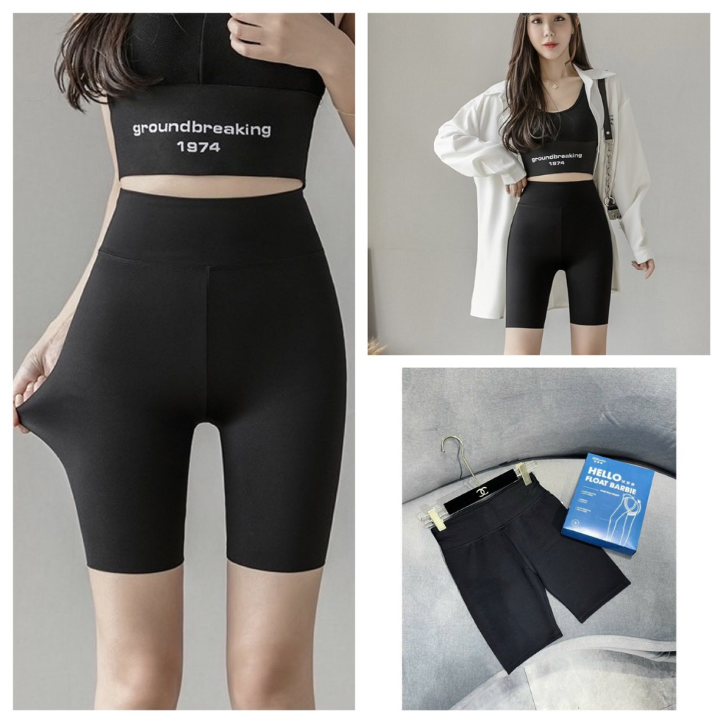 Quần Legging Lửng Ngố,Đùi,Quần Legging Xuất Hàn Nâng Mông Cạp Cao Gen Bụng Chất UMI Hàn Co Dãn 4 Chiều siêu hack dáng