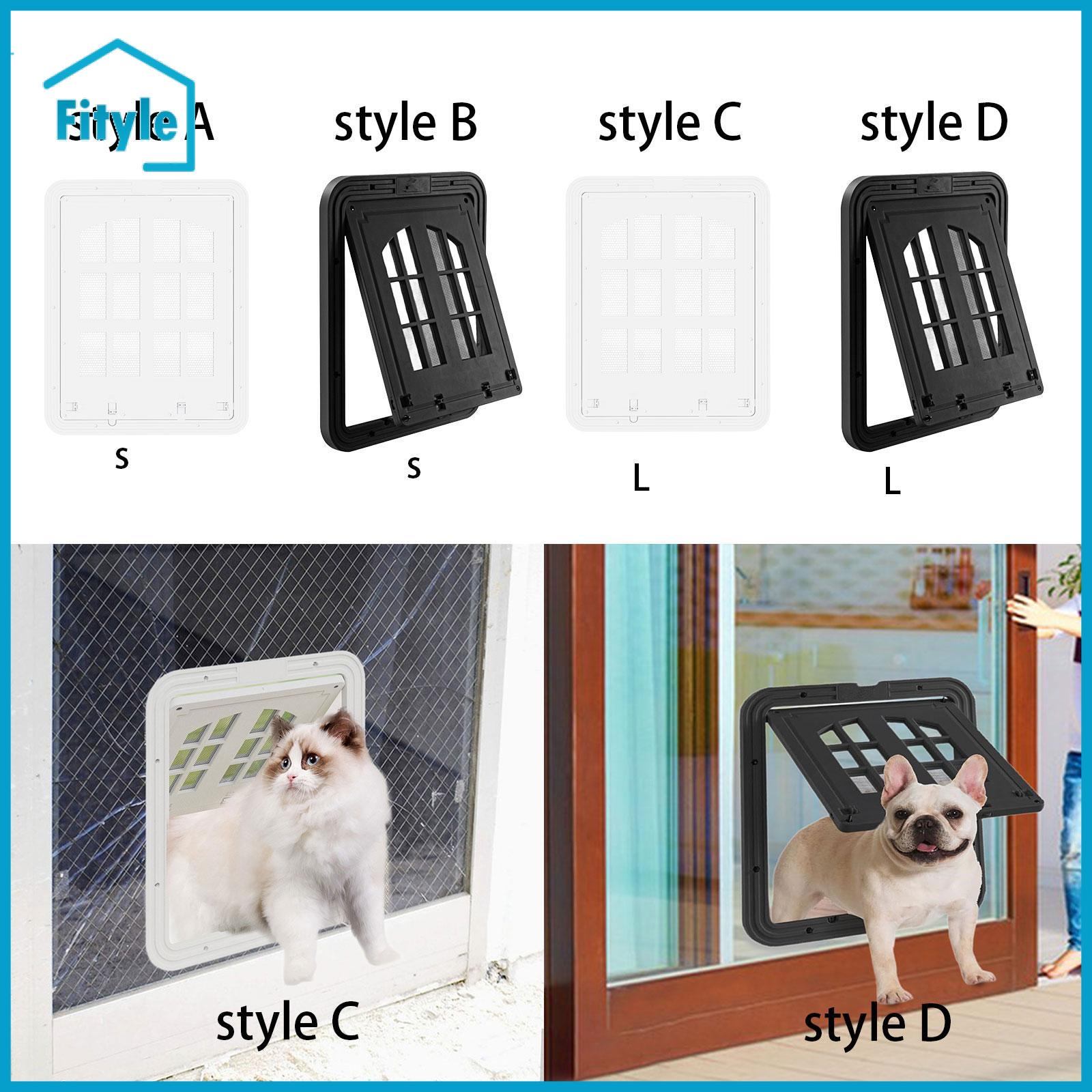 Cat Screen Door Flap Cat Door Convenient Auto Closing Lockable Dog Door for Screen Door for Small Dogs Large Dogs Gift Home ราคา 1,791 บาท*ส่งฟรี