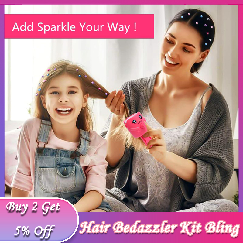 Hair Bedazzler Kit Bling Makeup Diy Toys For Children Girls Bling Bling