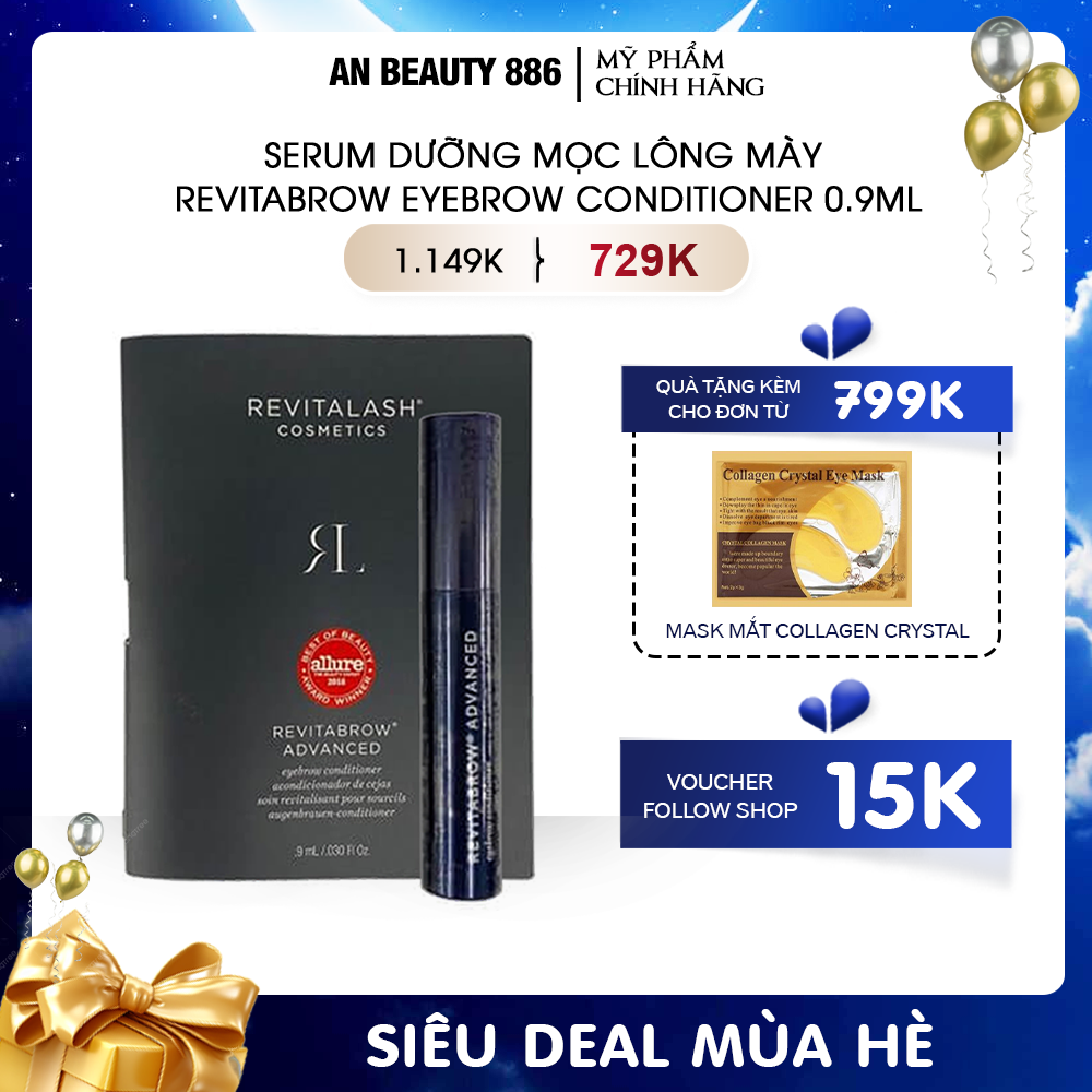 Serum dưỡng mọc lông mày Revitabrow Advanced Eyebrow Conditioner 0.9ml