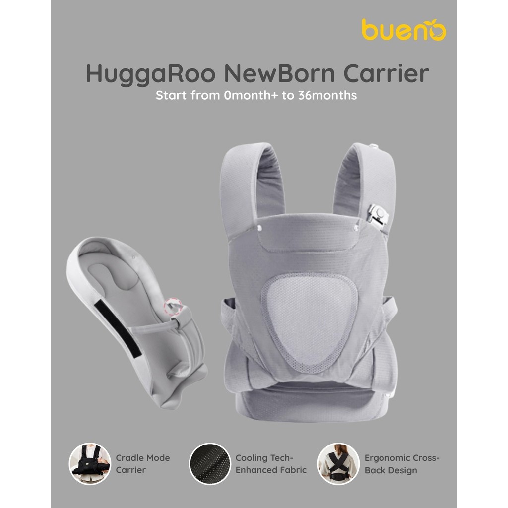 Bueno HuggaRoo Newborn Carrier (Newborn to 36months)