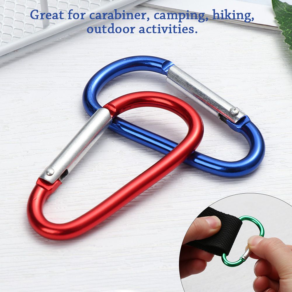 A5081 1 5 10Pcs Equipment Safety Alloy Carabiner Camping Hiking Hook