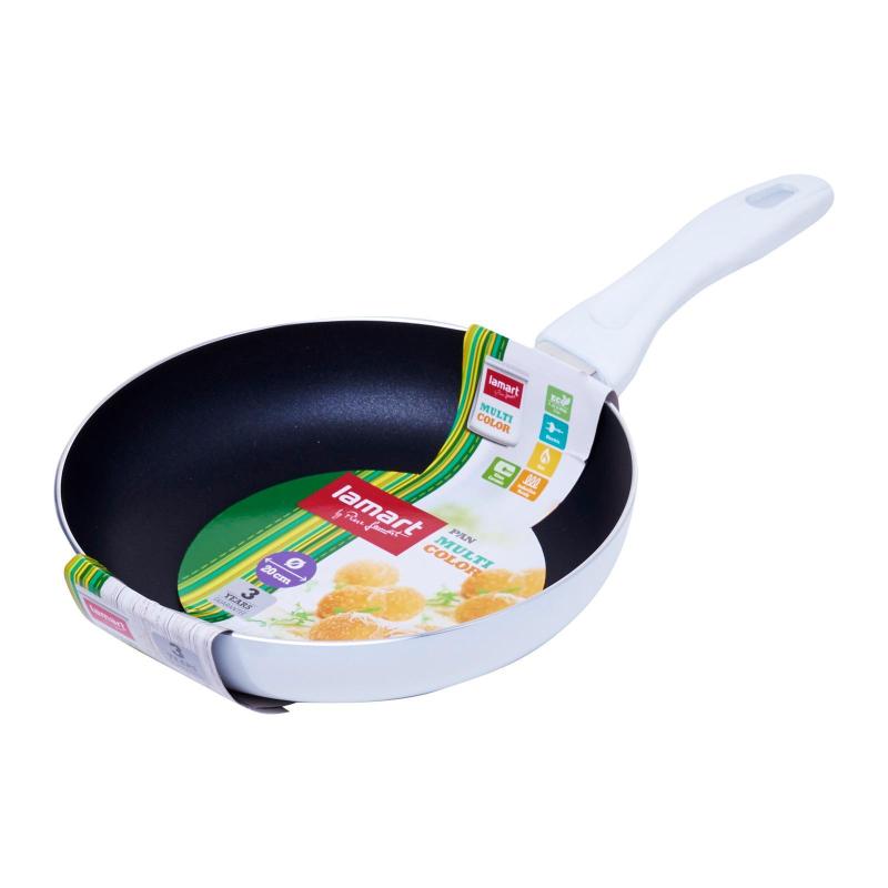 Lamart Induction Ready Non-Stick Fry Pan 20X4Cm - White Singapore