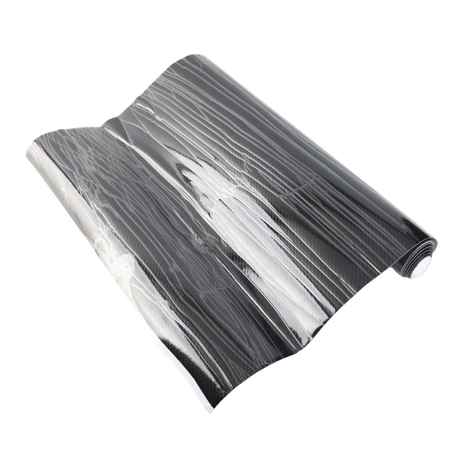 Black 5D Car Film Carbon Fiber Car Wrap Film Carbon Fiber Car Sticker Accessory 50cmx200cm