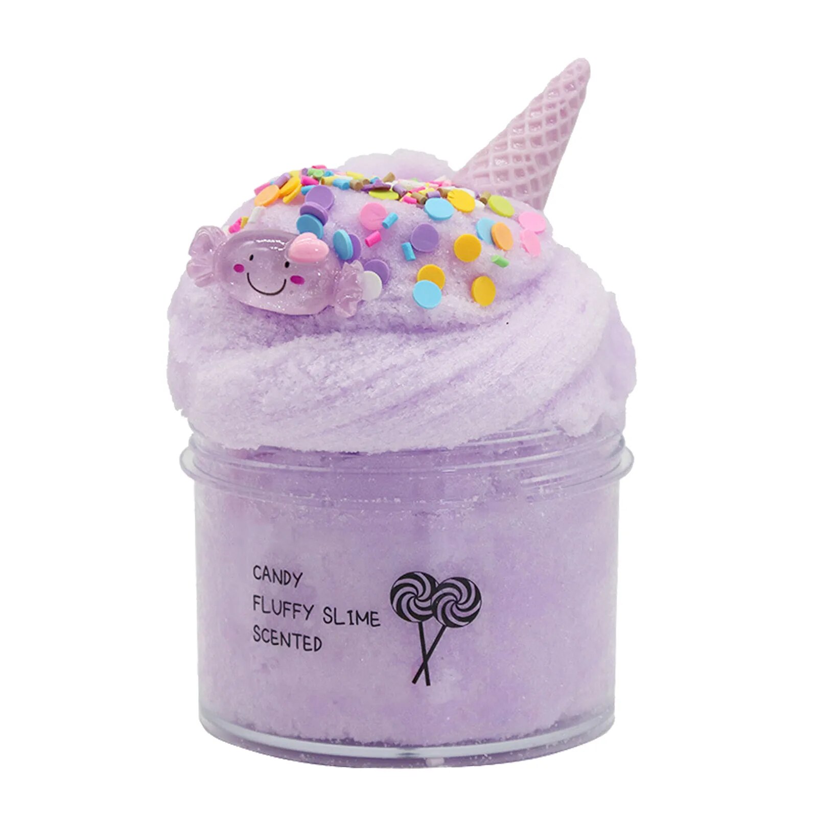 200ml slimes Fluffy lizun Bộ tự làm Polymer mô hình đất sét ánh sáng plasticine cho Cookie slimes charmes phụ kiện đồ chơi cho trẻ em