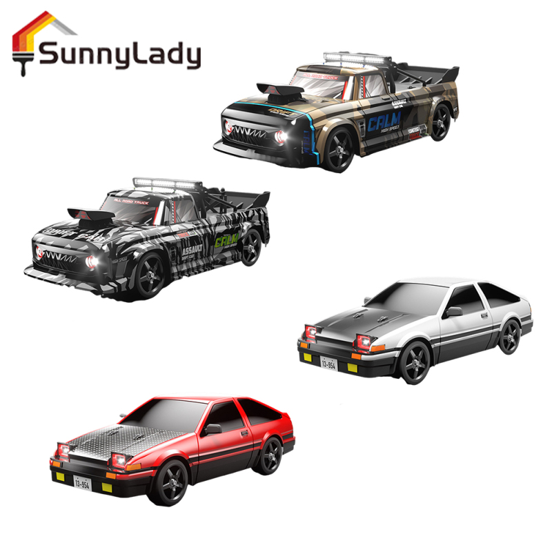 RC Drift Car 1:12 4WD Remote Control Car With LED Light Remote Control USB Charging Cable Battery Built-in Gyroscope ราคา 1,904 บาท*ส่งฟรี