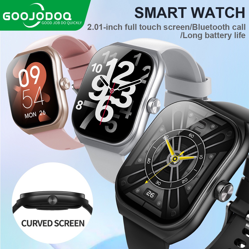 Goojodoq Curve Smartwatch New | Waterproof Ip68 | 2.01-Inch Curved Ips Screen | Calling Via Bluetooth | Pezweng | Smartwatch Custom Wallpaper ราคา 551 บาท*ส่งฟรี