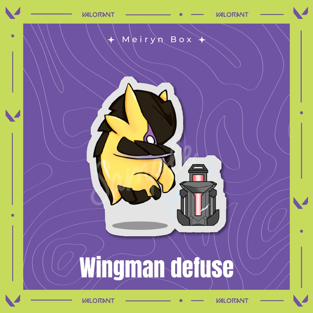 [KEYCHAIN] Móc khoá Wingman - Gekko - VALORANT