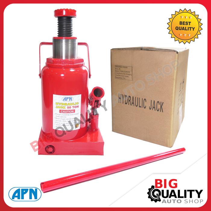 DONGKRAK BOTOL HYDRAULIC JACK LONG APN 50 TON - HARANA SHOP Harga 1,196,000 rupiah*Gratis Ongkir