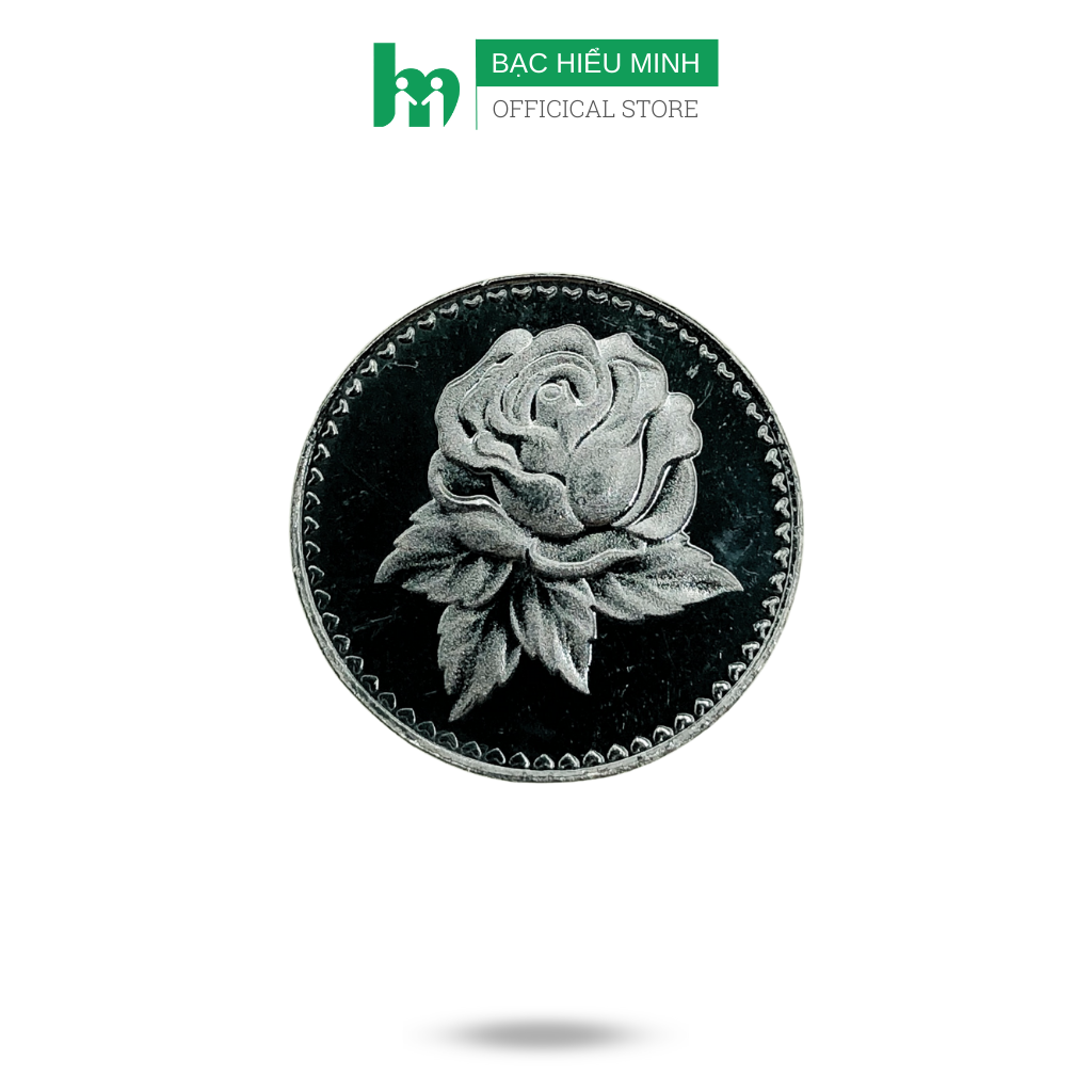 Đồng bạc Đánh Gió Cạo Gió Hoa Hồng Bạc Ta Nguyên Chất S99 Chính Hãng Bạc Hiểu Minh XDG31