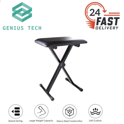[SG Seller] Foldable Electronic Piano Bench- Piano keyboard bench X style