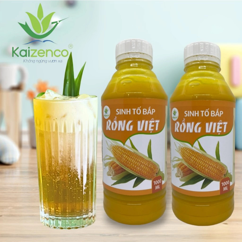 [MUA 2 CHAI TẶNG 1 TRÀ 70G] Sinh Tố Bắp , Mãng Cầu,Ổi,Thanh long dưa lưới, Khóm , Xoài Rồng Việt Chai 1 Lít THƯC PHAM GIA DUNG HUNG PHUC