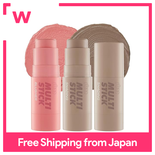Tôi là cửa hàng Meme] Bộ đôi tốt nhất nhiều thanh, Bộ tô bóng & má hồng, Bliss Mauve & Bronzer mát mẻ