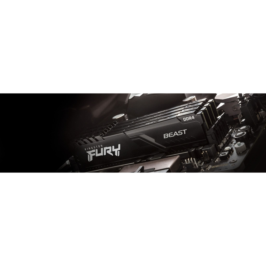 Ram desktop Kingston Fury Beast (KF426C16BB/ 8) 8GB DDR4 2666Mhz (DDR4/ 2666 Mhz/ Tản nhiệt/ Non-ECC
