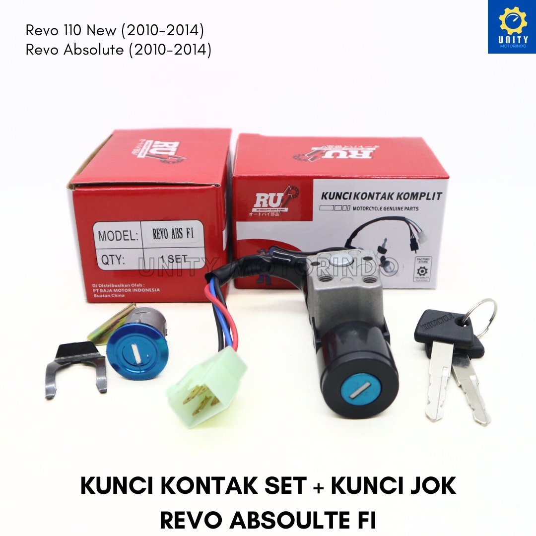 Contact Key Set Plus Rear Seat Key Revo Absolute Fi/Injection Revo 110 New Kww Harga 69,500 rupiah*Gratis Ongkir