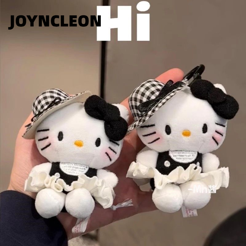 JOYNCLEON Hepburn Style Hello Kitty Handbag Pendant Cute Plush Doll Girls' High Sense Schoolbag Accessories Girlfriends' Gift ราคา 50 บาท*ส่งฟรี