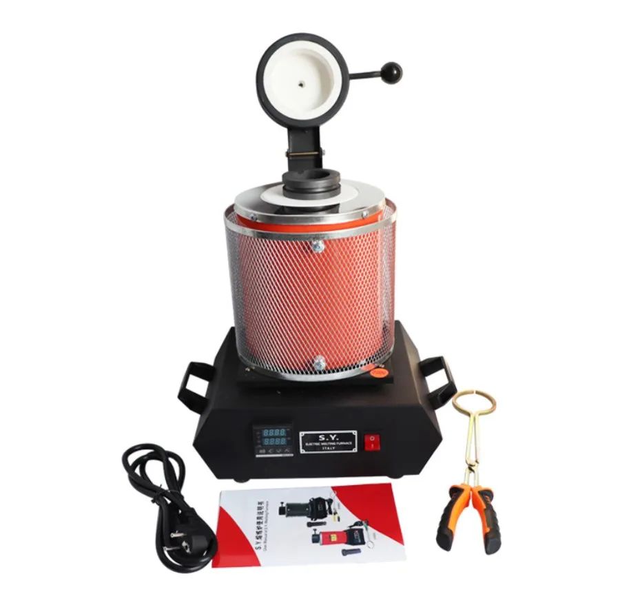 1150 Degrees Melting Furnace Goldsmith Machine 2kg Induction Melting Furnace for Gold ราคา 37,837 บาท*ส่งฟรี