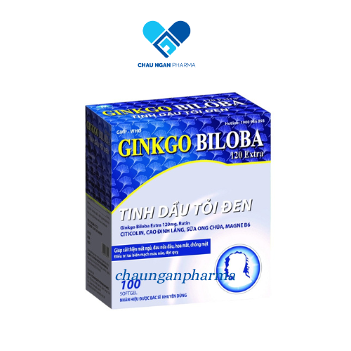 GINKGO BILOBA 120 EXTRA TỎI ĐEN