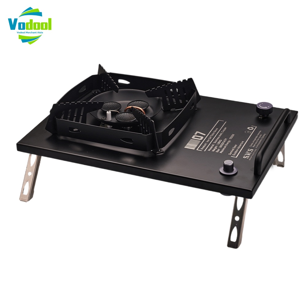 อุปกรณ์กีฬาและกิจกรรมกลางแจ้ง Vodool 7500W พลังงานสูง IGT เตาอลูมิเนียมอัลลอยด์ค่ายแก๊สพกพาเตา IGT หน่วยก๊าซสำหรับการทำอาหารกลางแจ้ง