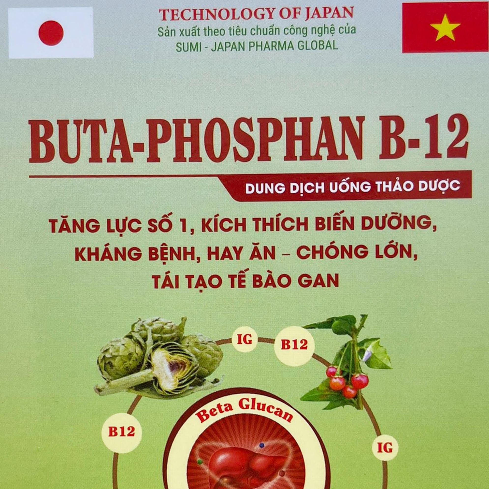 Buta phosphan b-12 bổ gan kích thích biến dưỡng