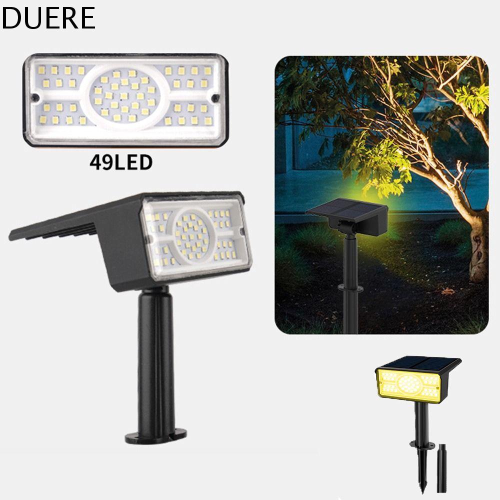 DUERE Cảm biến ánh sáng tự động Đèn sân vườn năng lượng  trời Chạy bằng năng lượng  trời 49 đèn LED Đèn cỏ năng lượng  trời Sáng tạo Ánh sáng không khí Đèn tường năng lượng  trời Trang trí sân vườn
