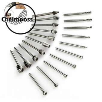 Chgimposs 20 cái tốc độ cao Mini Thép chế biến gỗ dũa quay cho gỗ/sản phẩm nhựa