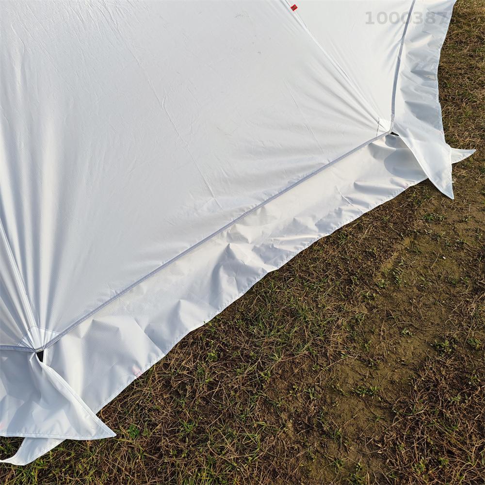【100% Authentic】Lixada 5-8 People Tipi Hot Tent with Stove Jack Camping Pyramid Teepee Tent for Camping Backpacking Hiking · v25