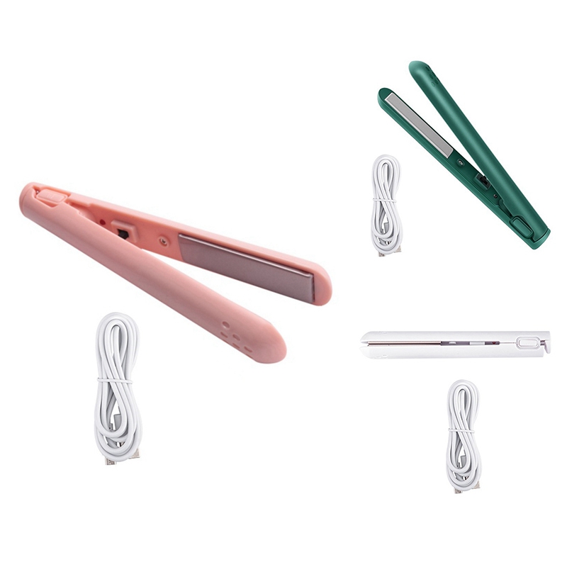 Summer sale <br>2 in 1 Dual-Purpose Hair Curler, Mini Hair Straightener, Travel Curling Iron,Portable Mini USB Hair Curler