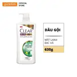 Dầu Gội Hỗ Trợ Sạch Gàu Clear Mát Lạnh Bạc Hà 630Gr