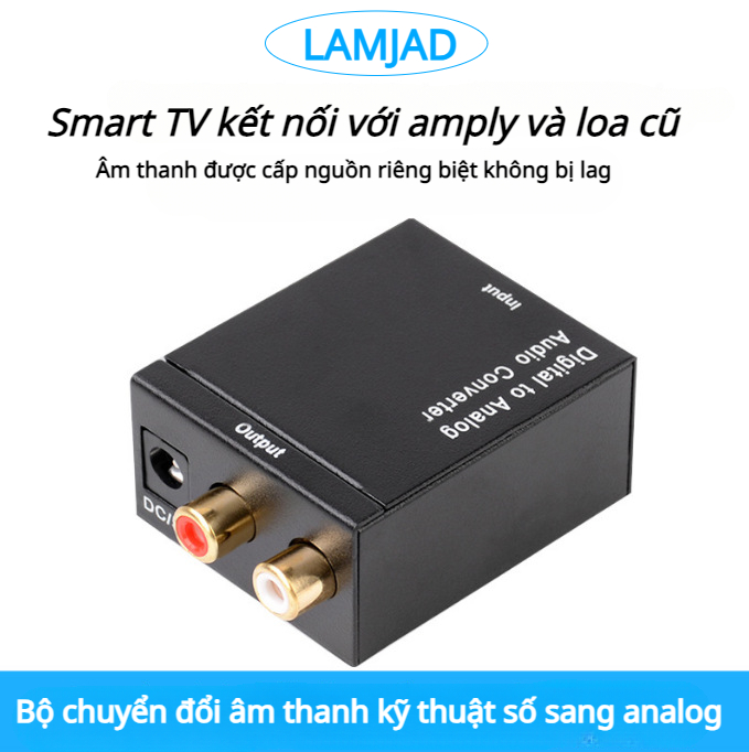 Cáp chuyển đổi âm thanh kỹ thuật số sang analog cáp quang sang âm thanh analog 3,5MM