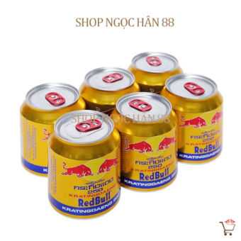Lốc 6 Lon 250ml Bò Húc Redbull Thái Lan